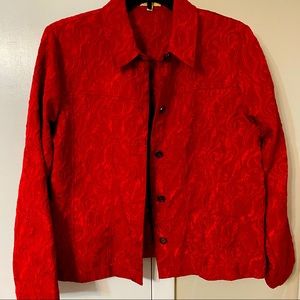 Choices Red Dressy Jacket